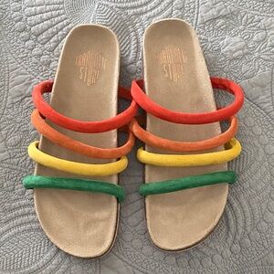 Charlotte Stone Multicolor Strappy Sandals